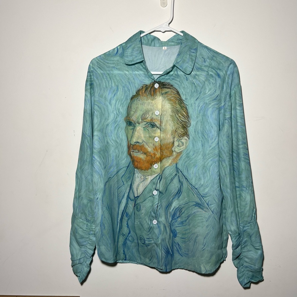 Van Gough Print Blouse